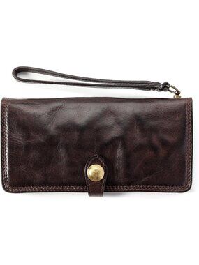 Brown Full Grain Leather Handmade Bifold Wallet for Men - Stylish & Durable
